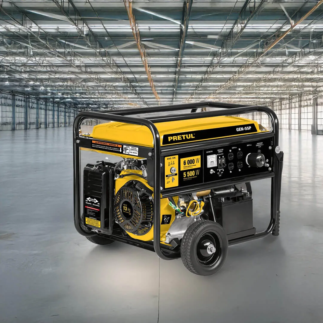 Generador eléctrico con motor a gasolina